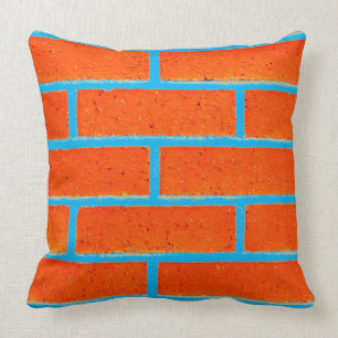 Almohada de la pared de ladrillo