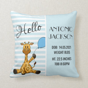 Almohada de la partida de nacimiento