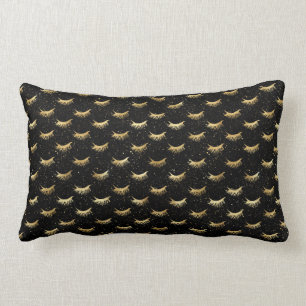 Almohada de la pestaña del oro