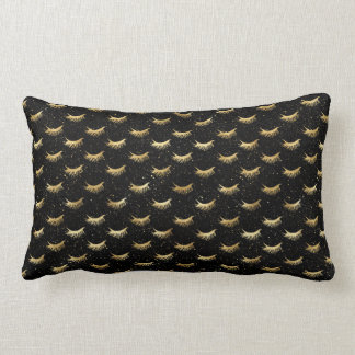 Almohada de la pestaña del oro