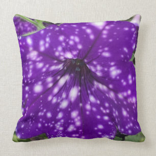 Almohada de la petunia del cielo nocturno