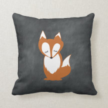 Almohada de la pizarra del Fox del arbolado