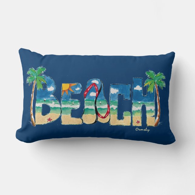 Almohada de la playa (Anverso)
