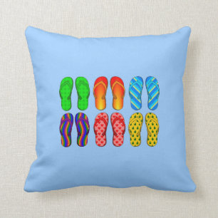 Almohada de la playa del flip-flop