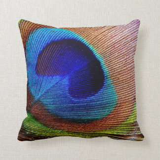 Almohada de la pluma del pavo real
