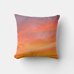 Almohada de la puesta del sol del verano