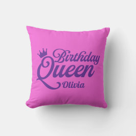 Almohada de la Reina de Cumpleaños