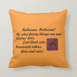 Almohada de la rima de Halloween