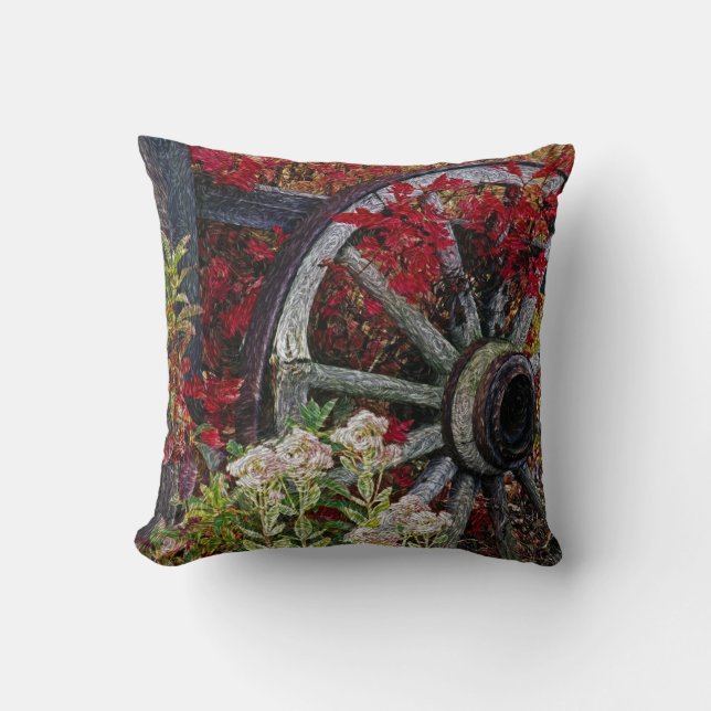 Almohada de la rueda de carro 1 (Anverso)