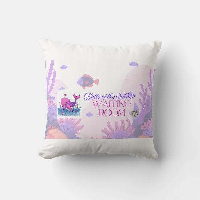 Almohada de la Sala de Espera B3lly of th3 Whal3 (Anverso)