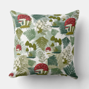 Almohada de la selva de hongos
