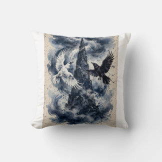Almohada de la serie Cuervo del Estrato Centésimo