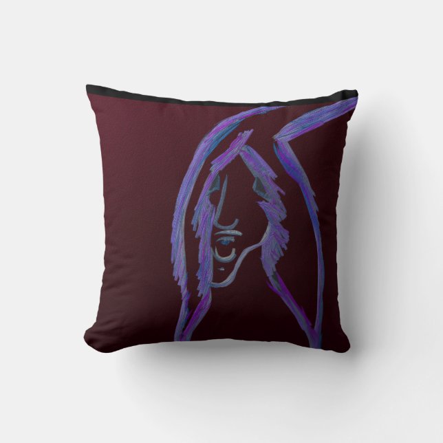 Almohada de la serie de pinturas rupestres (Anverso)