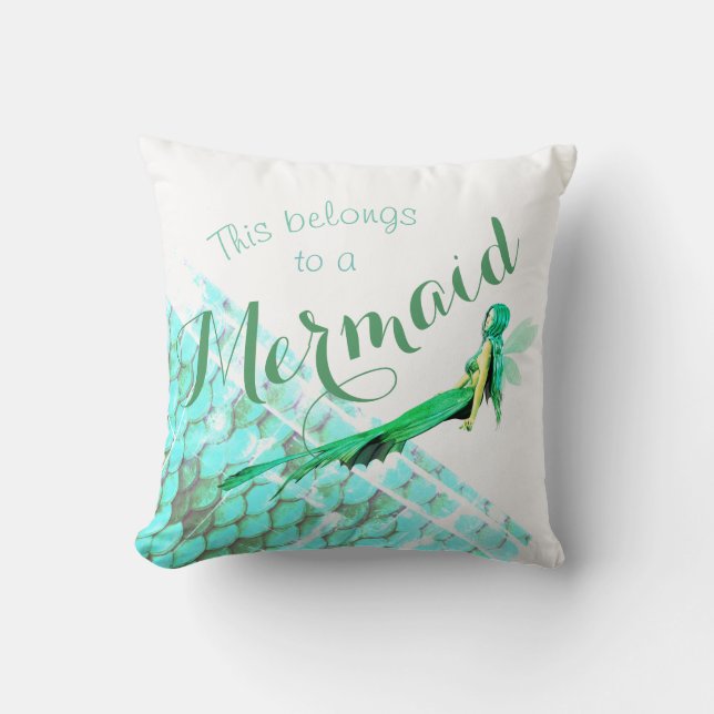 Almohada de la sirena de MoJo del americano (Anverso)