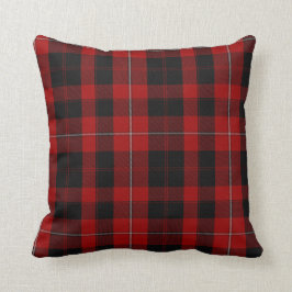 Almohada de la tela escocesa de tartán de