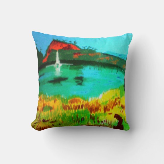 Almohada de la tierra y del mar (Anverso)