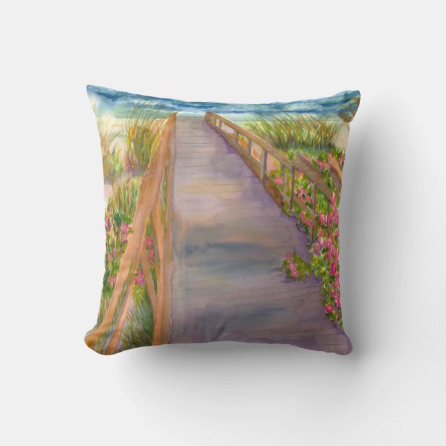 Almohada de la trayectoria del océano (Anverso)