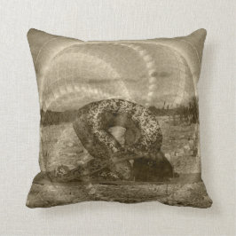 Almohada de la yoga con arte sagrado de la yoga