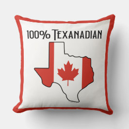 Almohada de lanzamiento 100% texanadiense