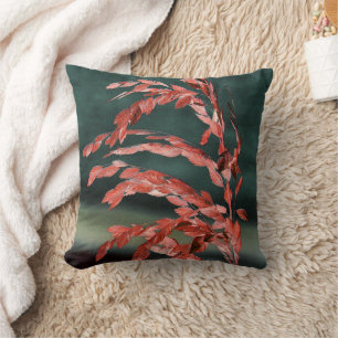 Almohada de lanzamiento abstracta de avena de mar