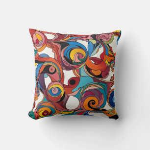 almohada de lanzamiento abstracto