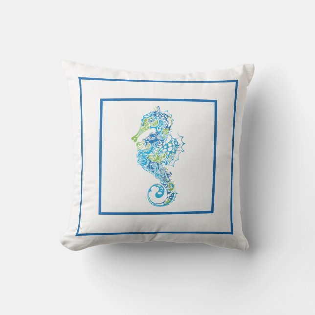 Almohada de lanzamiento al aire libre-Caballito de (Anverso)