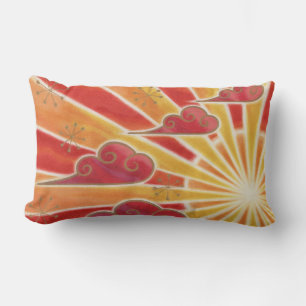 almohada de lanzamiento al atardecer