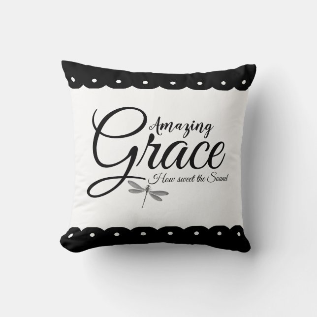 Almohada de lanzamiento Amazing Grace (Anverso)