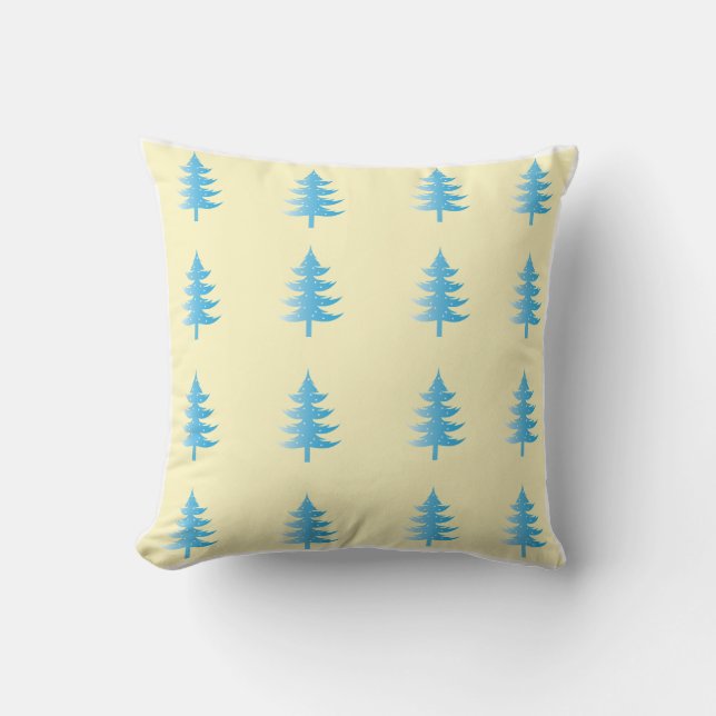 Almohada de lanzamiento árboles de Navidad caprich (Anverso)