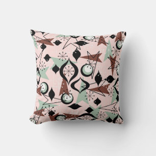 Almohada de lanzamiento atómica, rosa, negra y acu