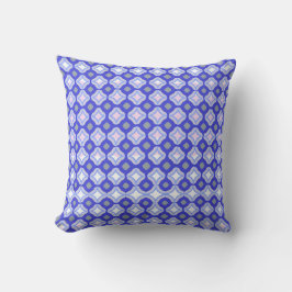 Almohada de lanzamiento azul real