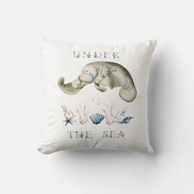 Almohada de lanzamiento bajo el mar (Anverso)