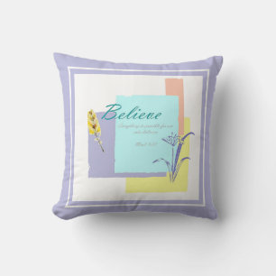Almohada de lanzamiento Believe