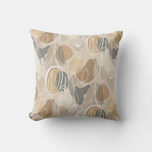 Almohada de lanzamiento Boho natural