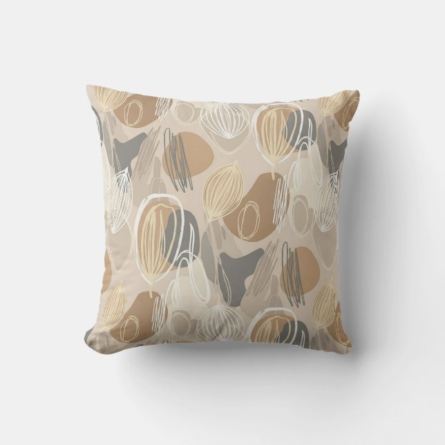 Almohada de lanzamiento Boho natural (Anverso)
