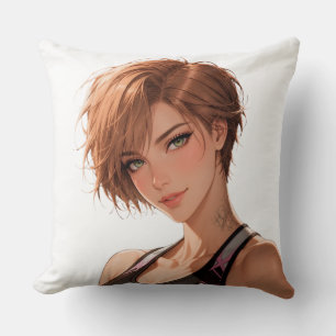 Almohada de lanzamiento Chica Gym