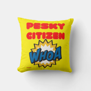 almohada de lanzamiento "CIUDADANO PESKY"