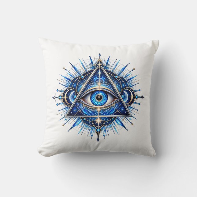 Almohada de lanzamiento Cobalt Orbit Eye (Anverso)