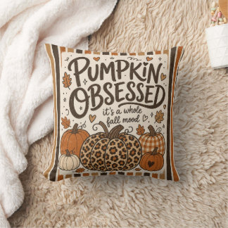 Almohada de lanzamiento con ambiente otoñal acoged