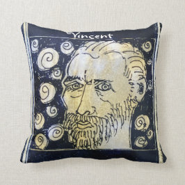 almohada de lanzamiento con arte original de Tony 