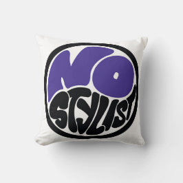 Almohada de lanzamiento con emblema doble purp NO 