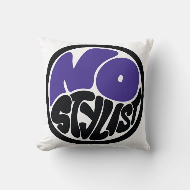 Almohada de lanzamiento con emblema doble purp NO  (Anverso)