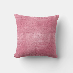 Almohada de lanzamiento con estampado de cocodrilo