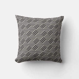 Almohada de lanzamiento con patrón de laberinto ge