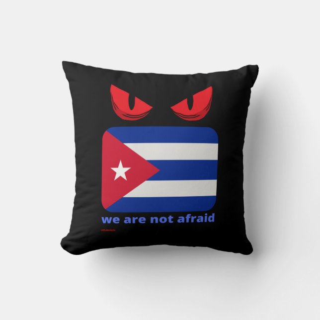 almohada de lanzamiento "CUBA" (Anverso)