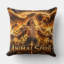 Almohada de lanzamiento de águila de fantasía del