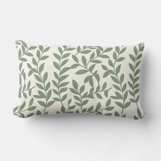 Almohada de lanzamiento de algodón Vines (Anverso)