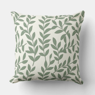 Almohada de lanzamiento de algodón Vines