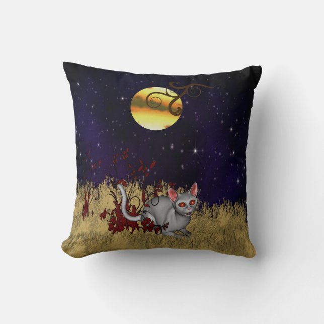 Almohada de lanzamiento de American Mojo Cat de No (Anverso)