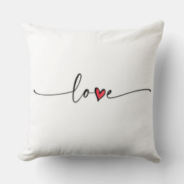 almohada de lanzamiento de amor